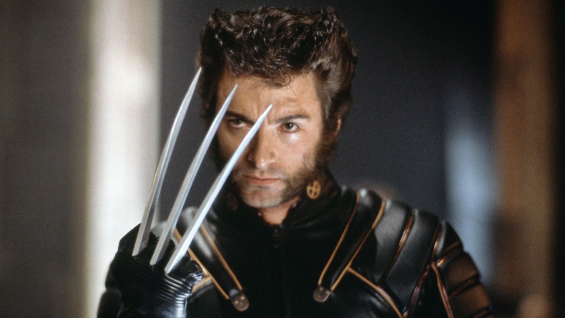 Wolverine, Hugh Jackman, X-Men, Krallen, Lederkostüm, 1920x1080, Full-HD-Hintergrundbild für PC
