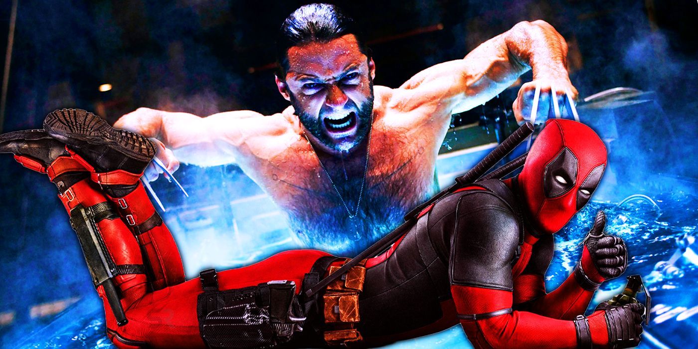 Deadpool, Wolverine, Hugh Jackman, Wasser, Humor, Digitale Kunst, HD, Desktop-Hintergrund