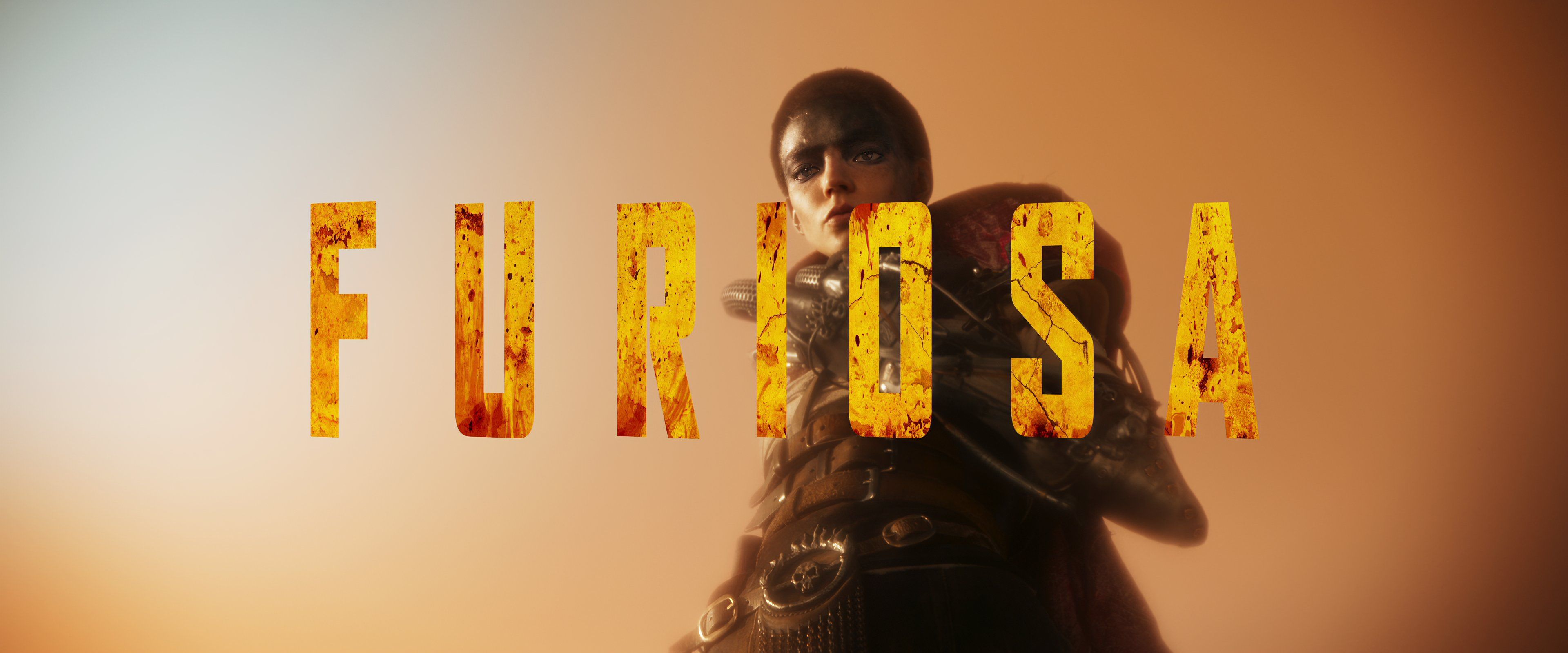 Furiosa, Titelschriftzug, Silhouette, Wüste, Minimalistisch, 4K, Windows-Hintergrundbild