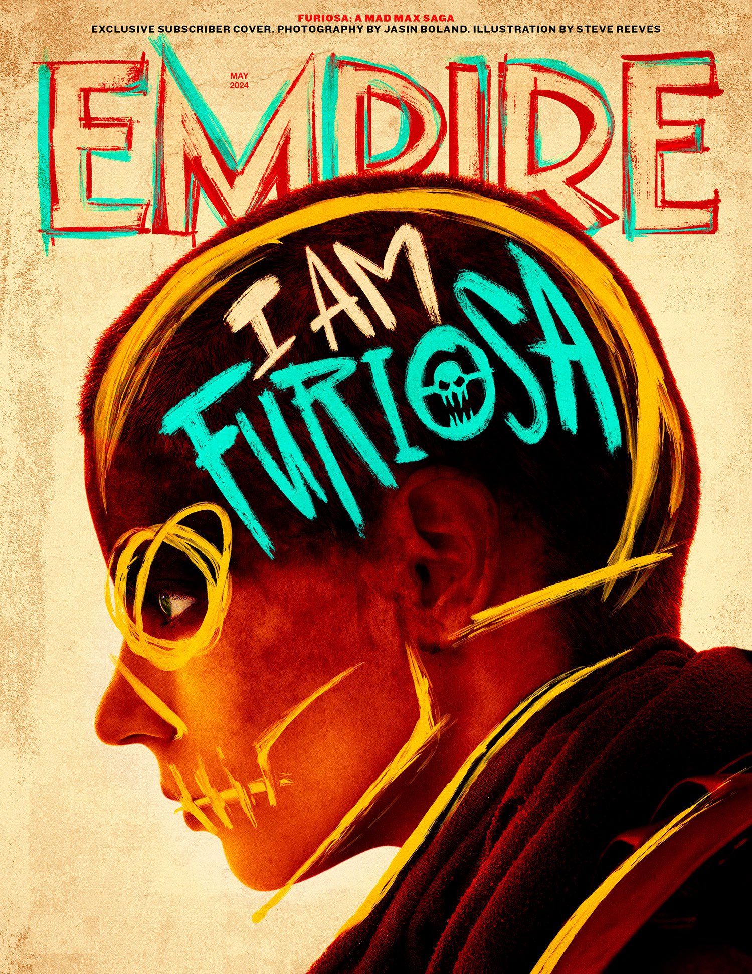 Empire, I Am Furiosa, Furiosa, Magazincover, Illustration, QHD+, Tablet-Hintergrund
