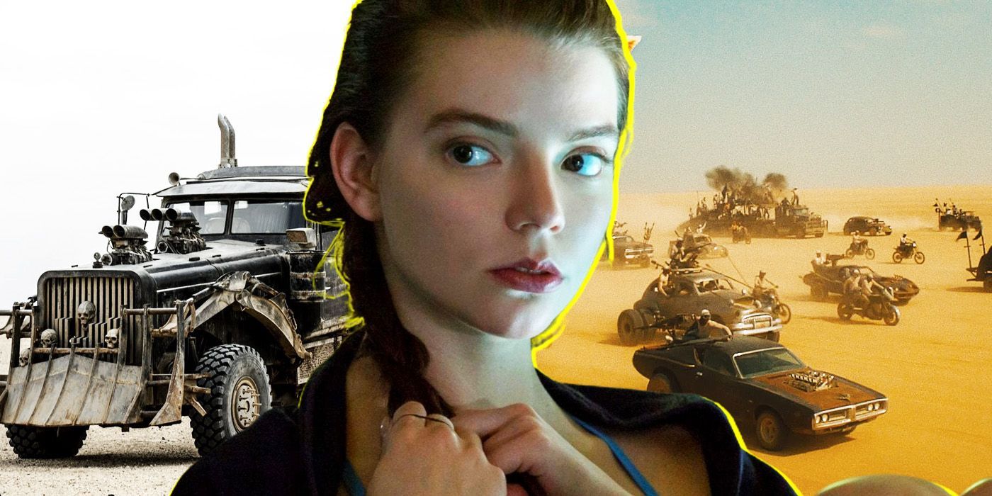 Anya Taylor-Joy, Furiosa, Fahrzeugkonvoi, Wüste, Furiosa: A Mad Max Saga, HD-Hintergrundbild für PC