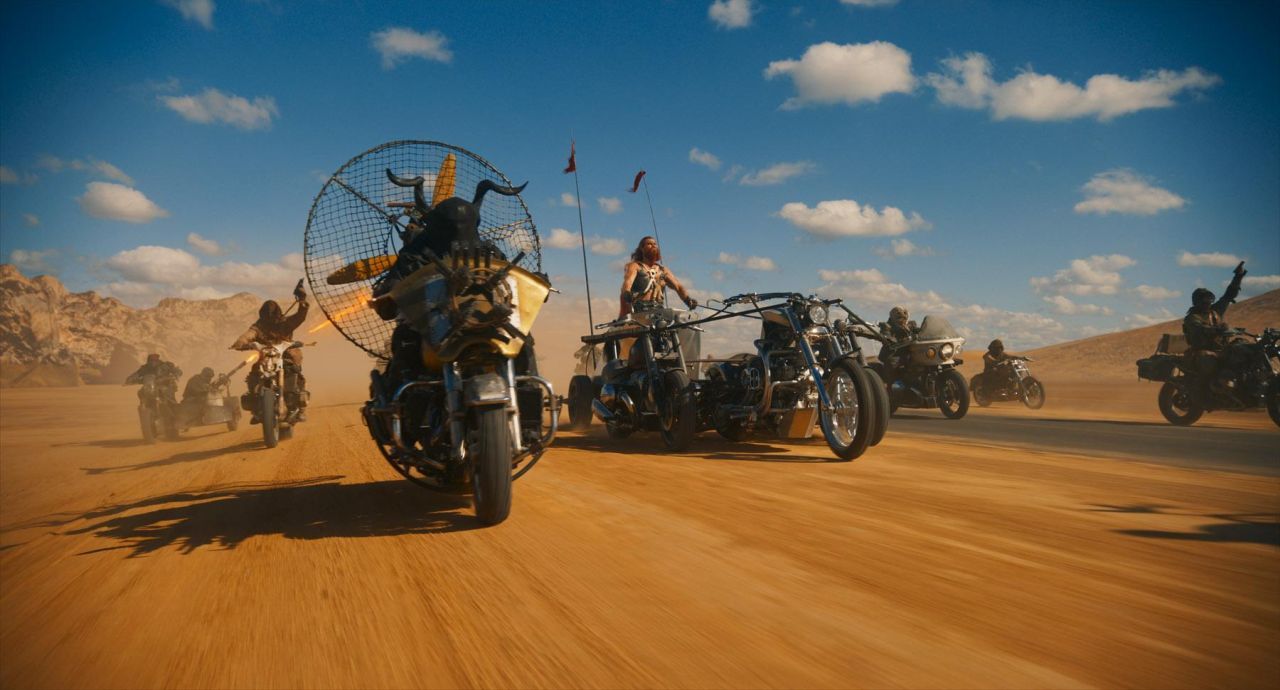 Dementus' Horde, Motorräder, Wüste, Konvoi, Furiosa: A Mad Max Saga, HD, PC-Hintergrundbild