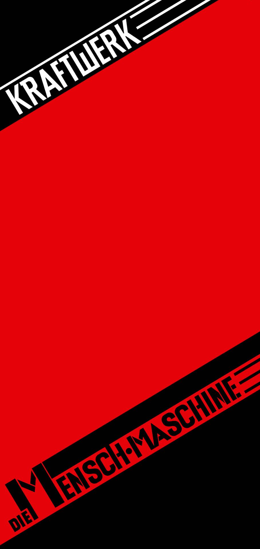 Kraftwerk, Die Mensch-Maschine, Albumcover, Rot und Schwarz, Konstruktivismus, iPhone-Hintergrundbild