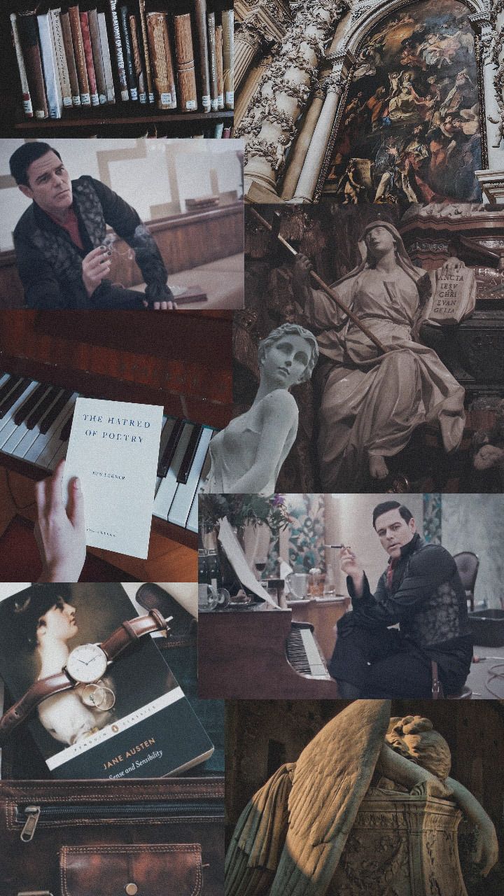 Rammstein, Collage, Bibliothek, Klavier, Vintage, HD, Sperrbildschirm fürs iPhone