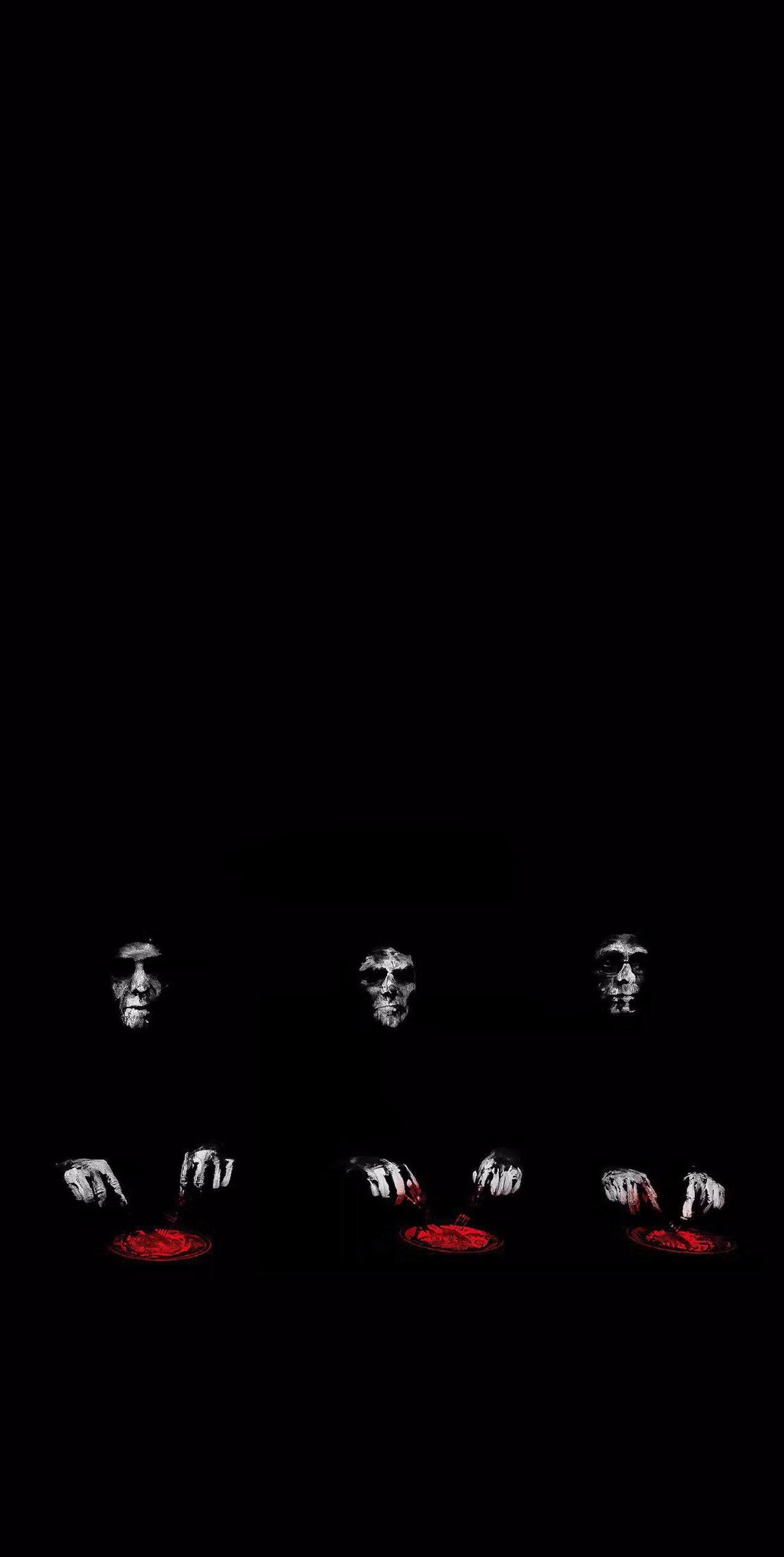 Rammstein, Bandmitglieder, Schwarzer Hintergrund, Minimalismus, Sperrbildschirm fürs iPhone