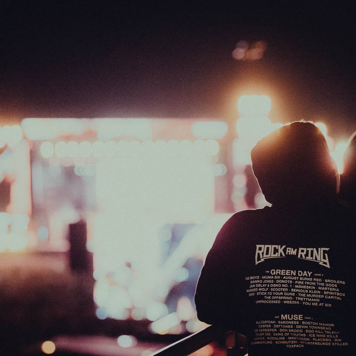 Rock am Ring, Festival, Fan, Bühnenlicht, Bokeh, Hintergrundbild für iPad und Tablet