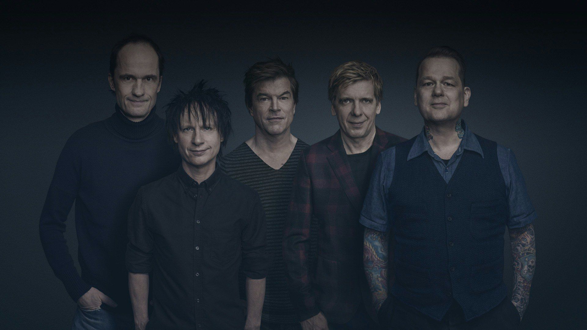 Die Toten Hosen, Campino, Bandfoto, Dunkler Hintergrund, Punkband, Full HD Wallpaper