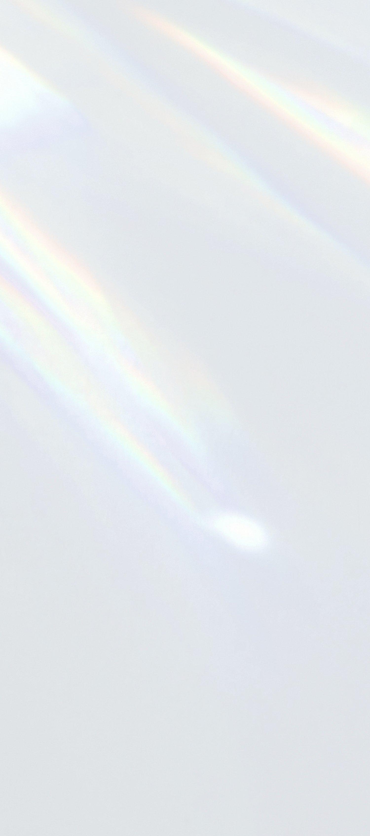 Holografisch, Lichtreflex, Weiß, Minimalistisch, QHD+, Handy-Hintergrund im Hochformat