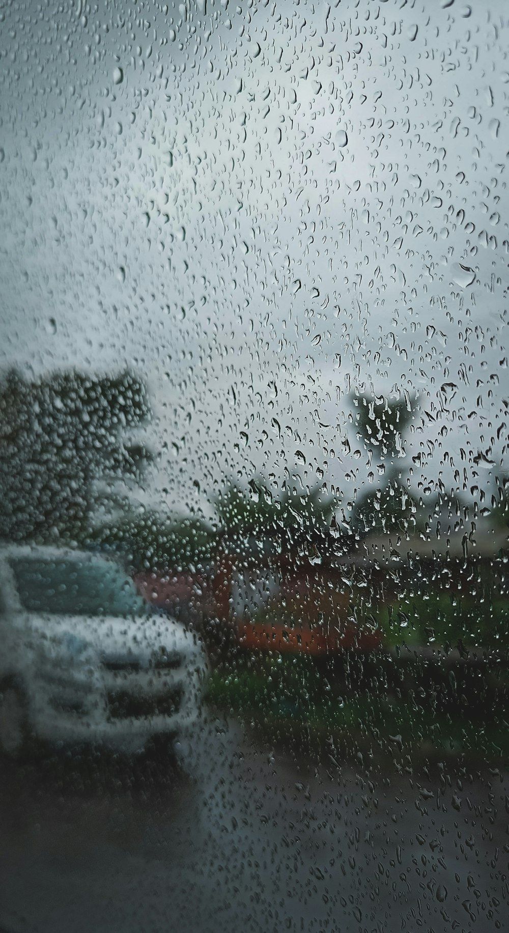 Regentropfen, Fensterscheibe, Auto, Unscharf, Grau, HD, Sperrbildschirm fürs iPhone