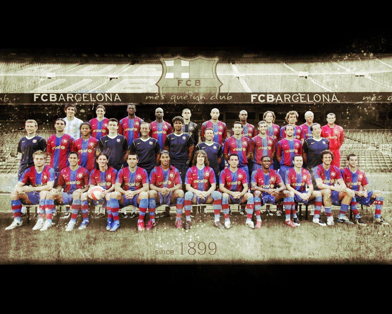 FC Barcelona, Mannschaftsfoto, 1899, Vintage, Kader, HD, Hintergrund für den Desktop