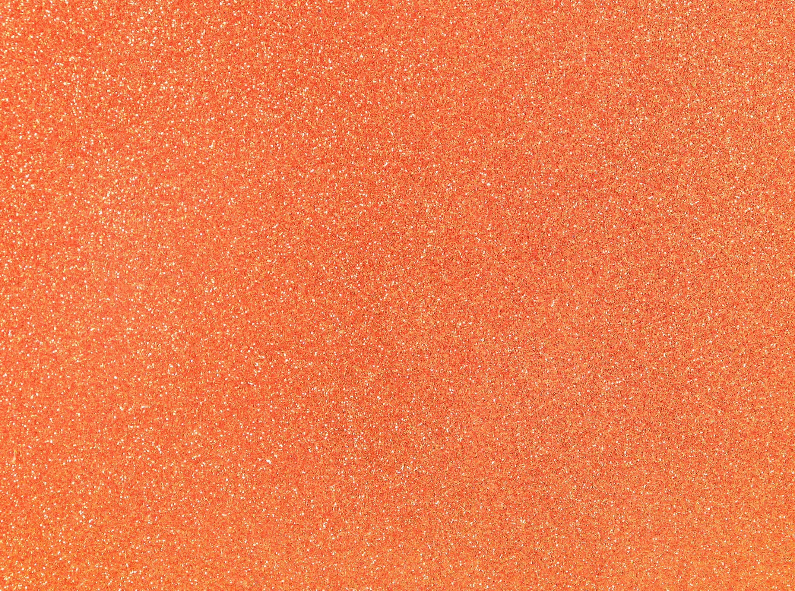 Orange Glitzer, Textur, Funkeln, Leuchtend, 2K, Hintergrundbild fürs Tablet