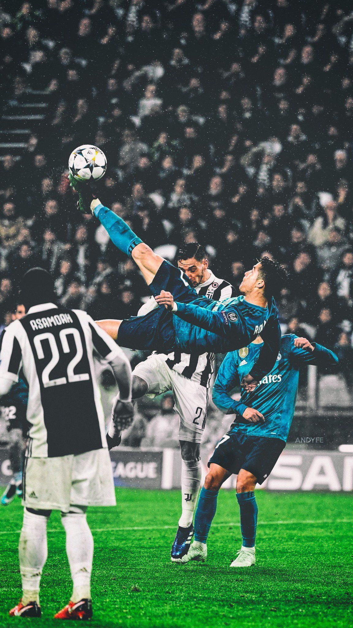 Cristiano Ronaldo, Real Madrid, Fallrückzieher, Juventus Turin, Champions League, iPhone-Hintergrundbild