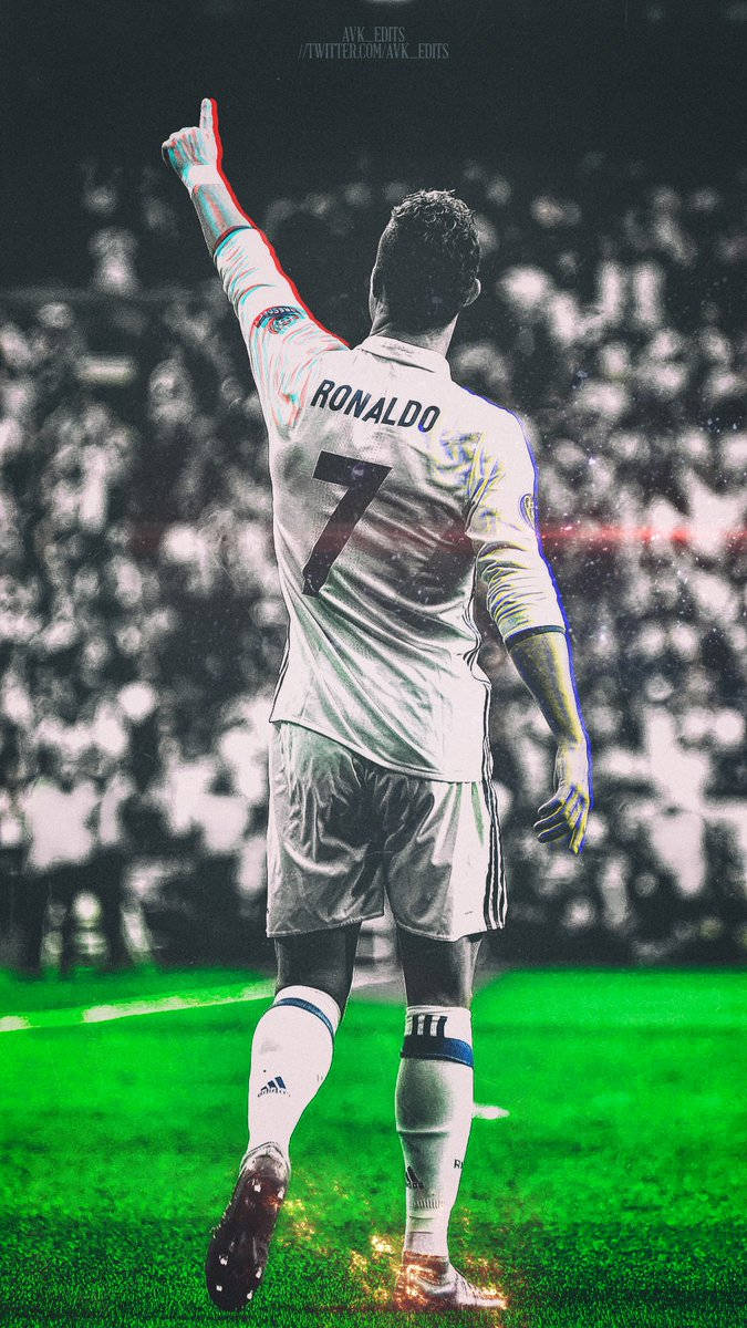 Cristiano Ronaldo, Real Madrid, Rückenansicht, Stadion, Rückennummer 7, Android-Hintergrundbild