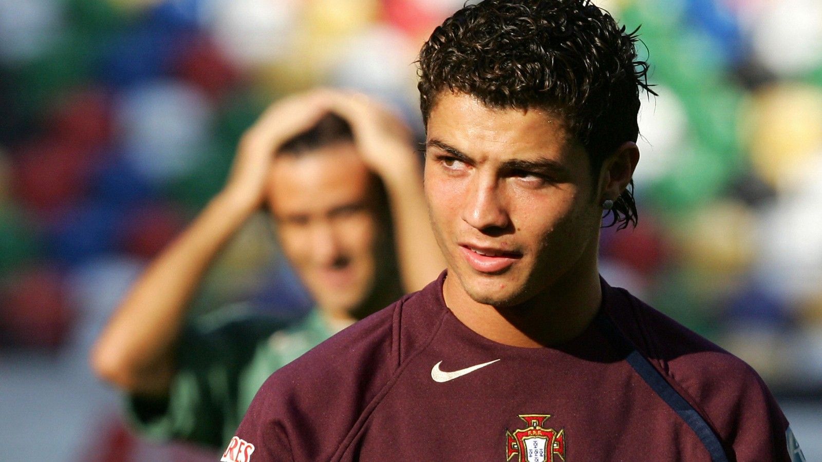 Cristiano Ronaldo, Portugal, Junger Ronaldo, Porträt, Nahaufnahme, HD, PC-Hintergrundbild