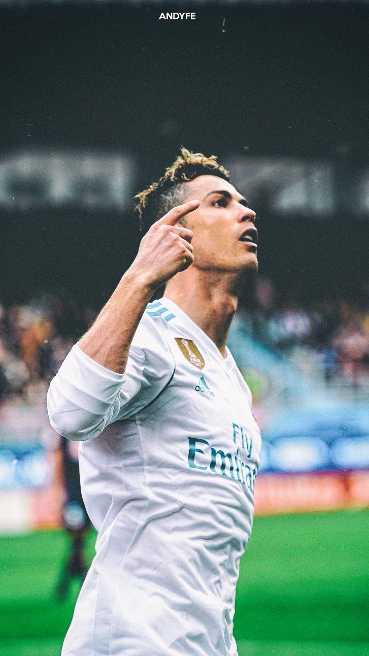 Cristiano Ronaldo, Real Madrid, Jubel, Hochformat, HD, Hintergrundbild fürs Handy