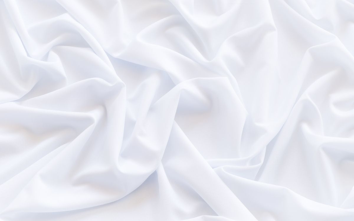 Weißer Stoff, Falten, Textil, Hell, Textur, Hintergrund