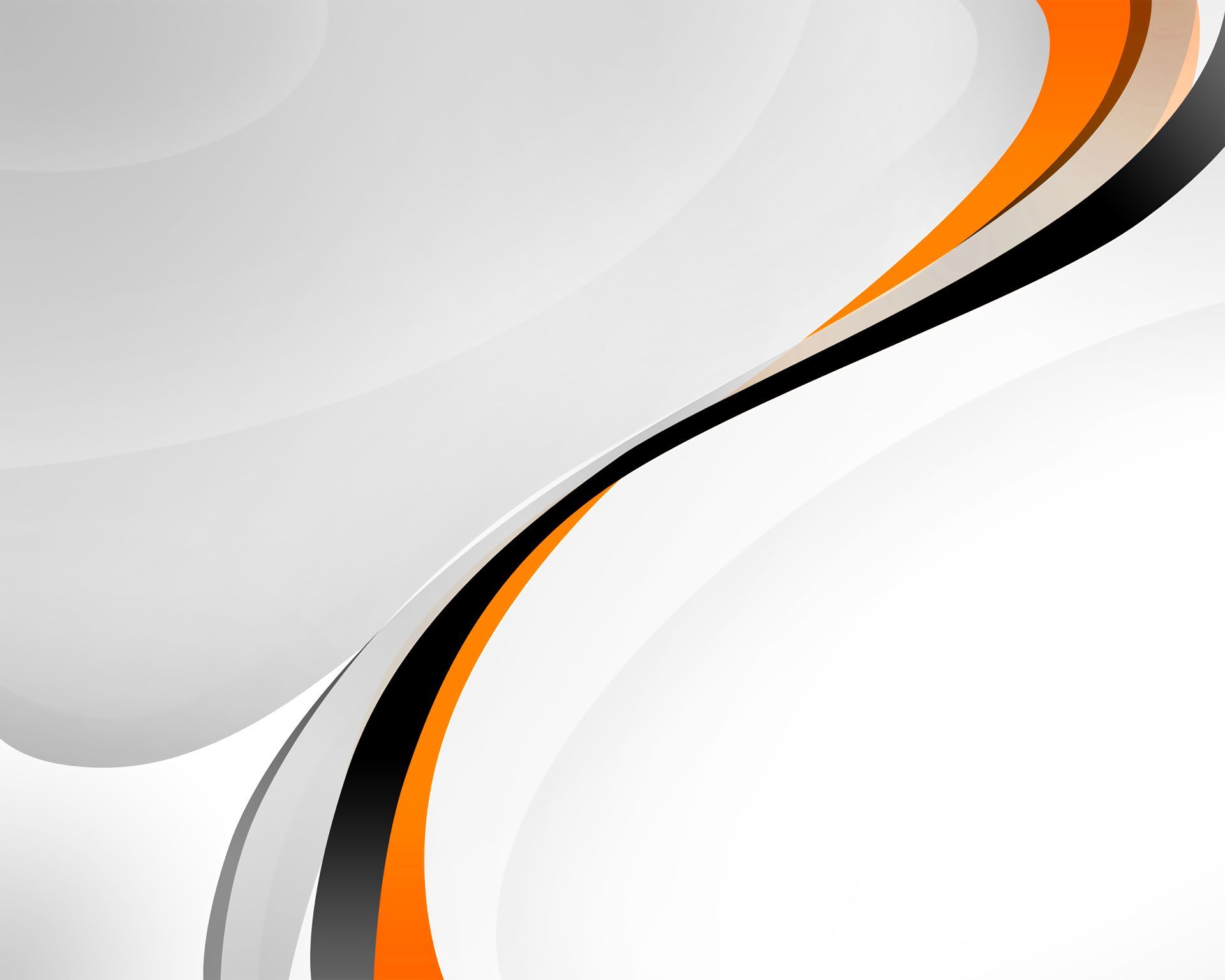 Abstrakte Wellen, Orange Streifen, Weiß, Grau, Fließende Linien, Full HD, Windows-Hintergrundbild