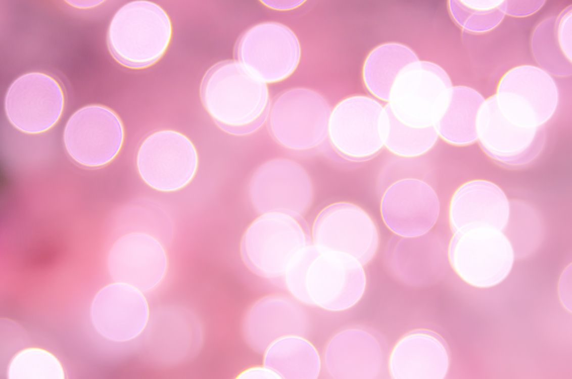 Bokeh, Rosa, Lichtkreise, Unschärfe, Glitzer, Hintergrund