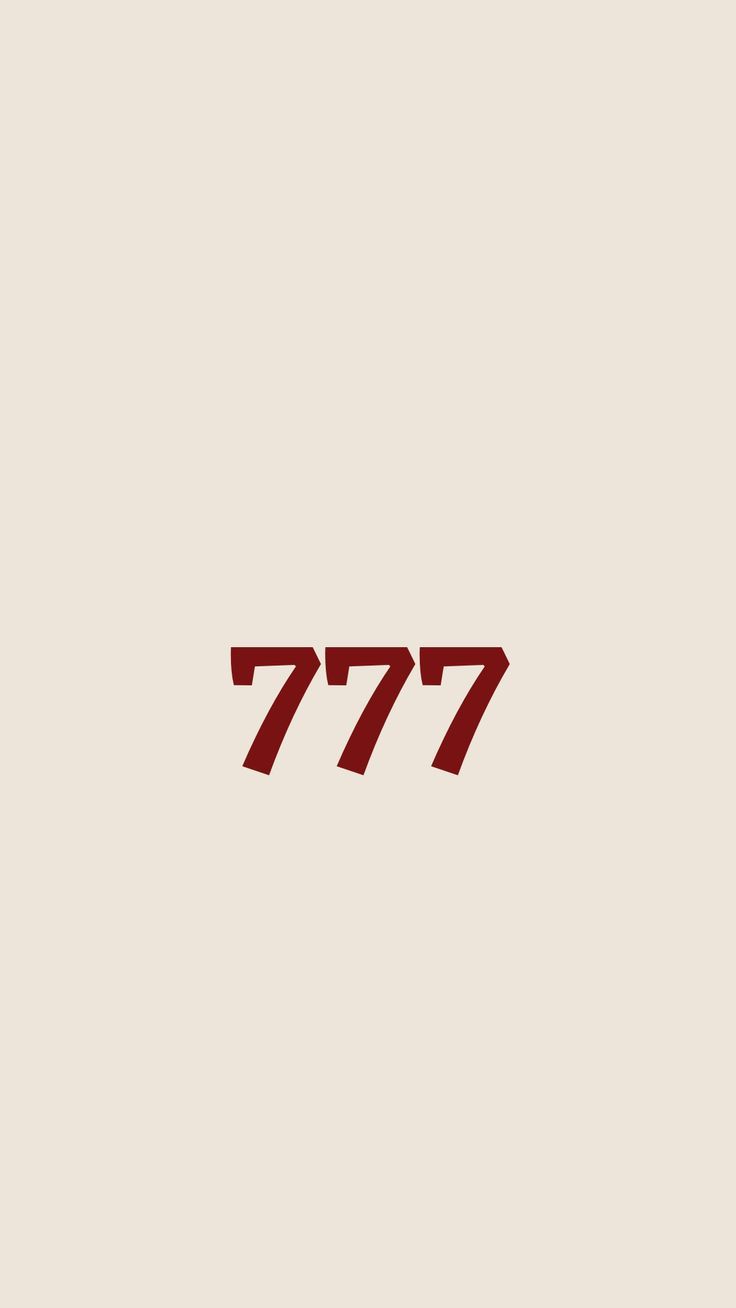 Dunkelrote Zahl, Beige Hintergrund, Minimalismus, Typografie, Sperrbildschirm fürs iPhone