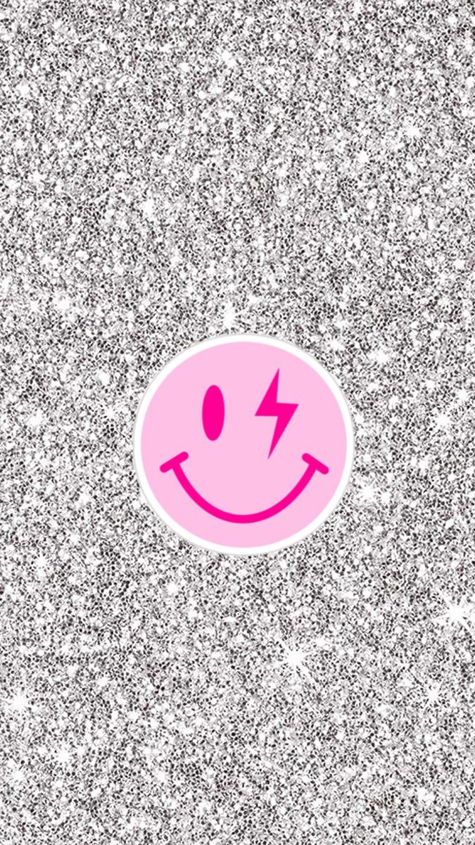 Blitz-Augen, Glitzer, Silber, Pink, Hochformat, Hintergrundbild fürs Smartphone