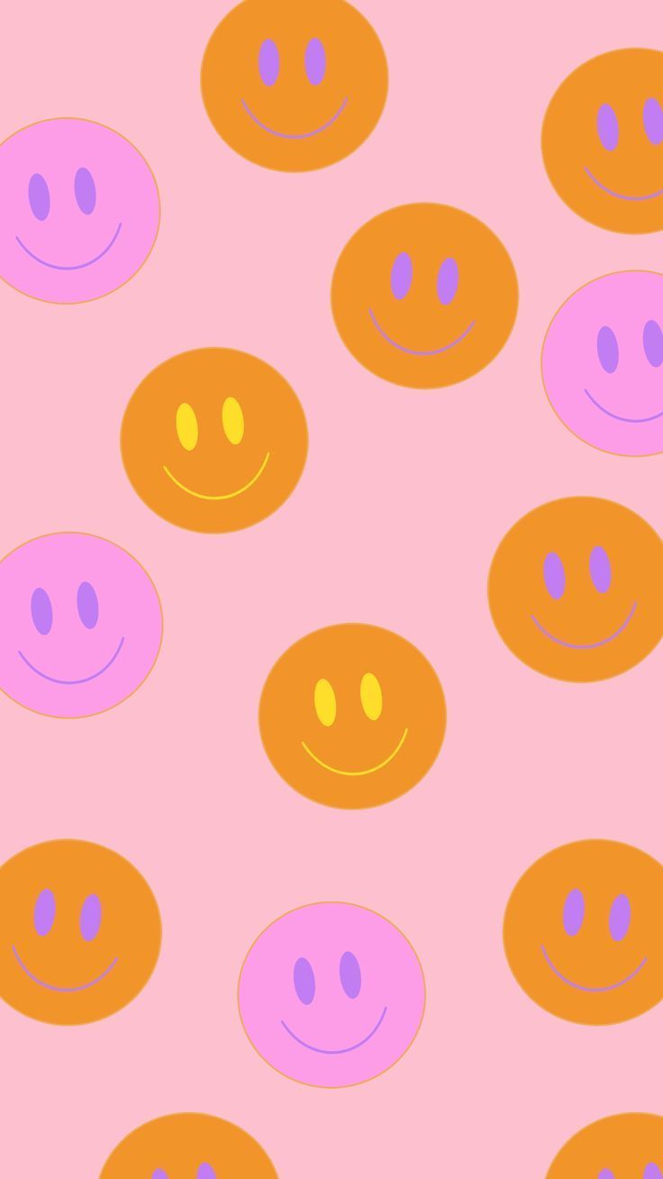Muster, Orange, Pink, Retro, HD, Handy-Hintergrund im Hochformat