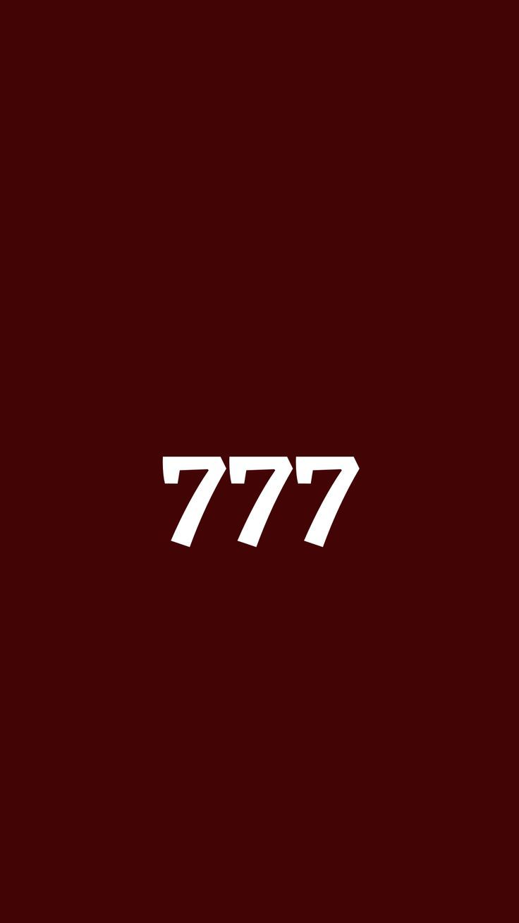 Bordeaux-Hintergrund, Weiße Zahl, Minimalismus, Typografie, Sperrbildschirm fürs iPhone