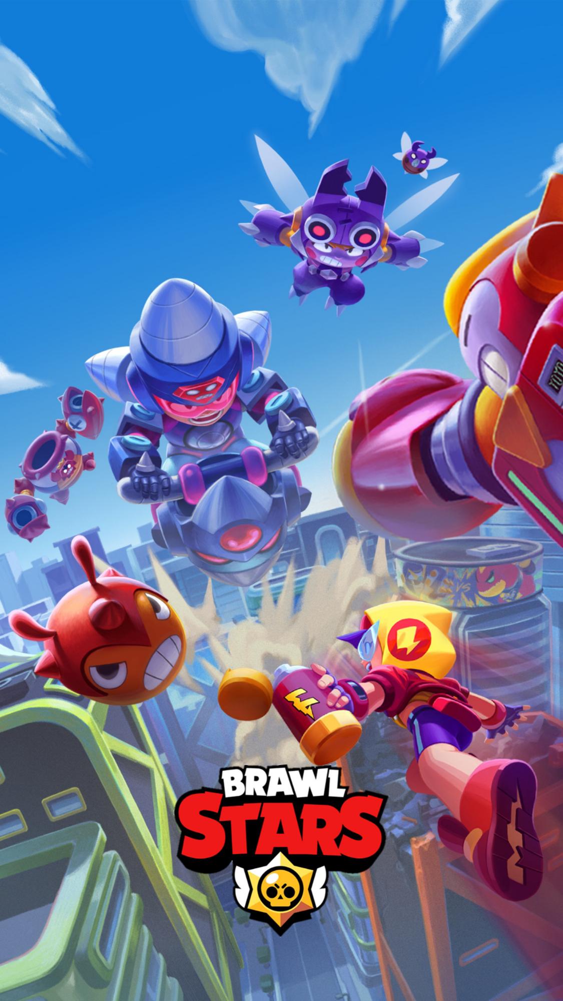 Brawl Stars, Leon, Brawler, Logo, Action, Full HD, Handy-Hintergrund im Hochformat