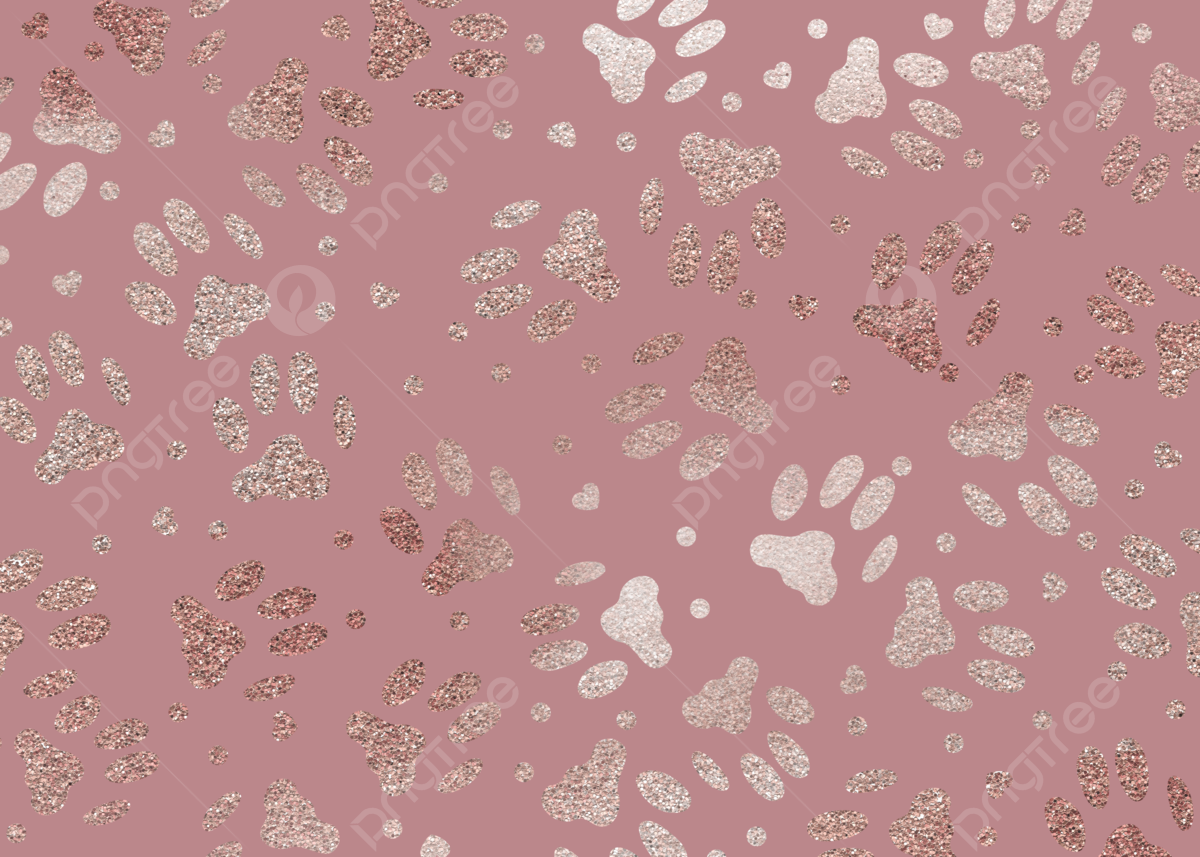 Leopardenmuster, Glitzer, Altrosa, Animal Print, Hintergrund