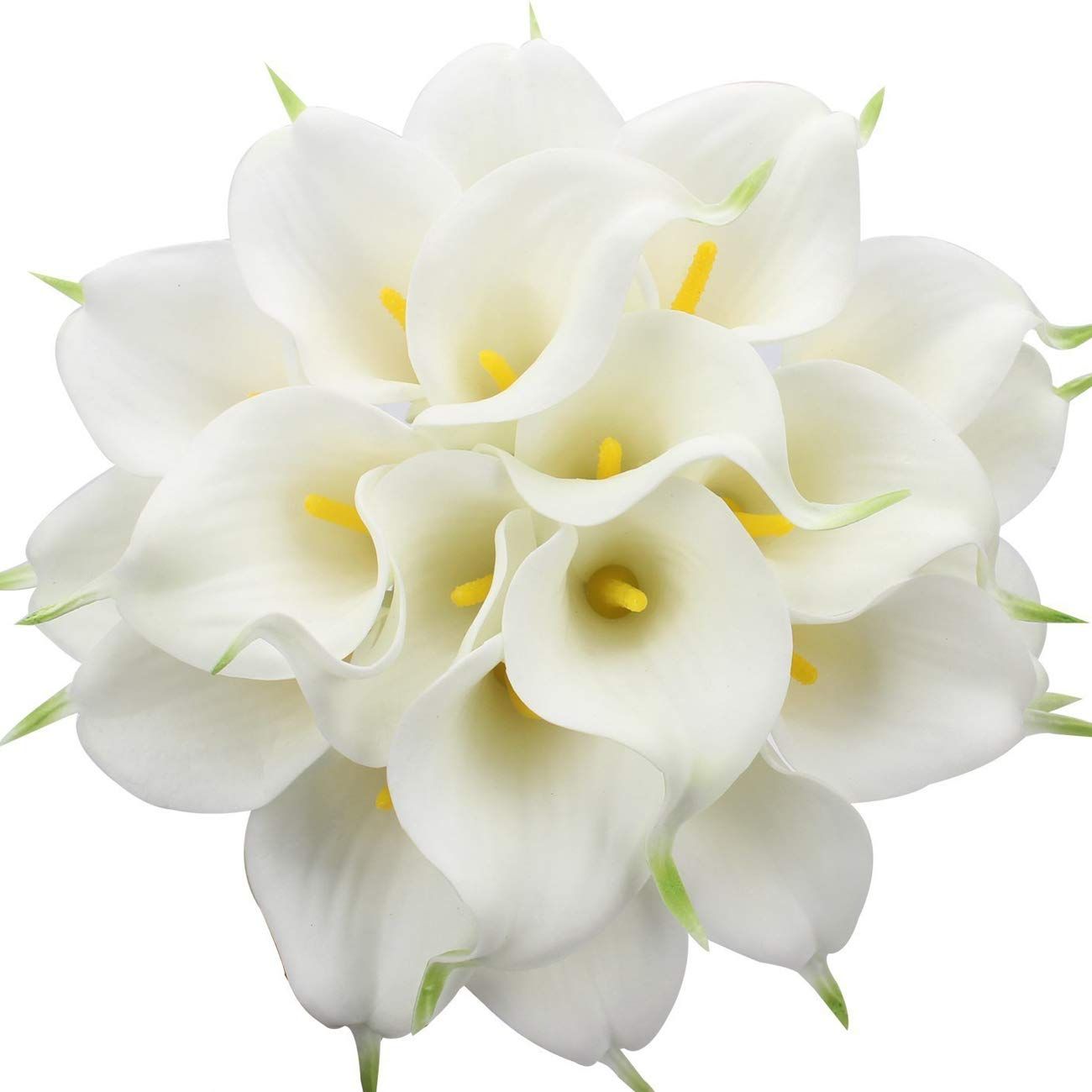 Calla, Weiße Blumen, Brautstrauß, Weißer Hintergrund, Elegant, HD Wallpaper