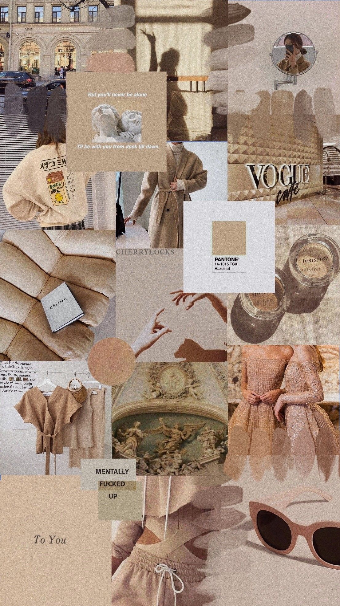 Collage, Vogue, Mode, Sonnenbrille, Ästhetik, Full HD, Handy-Hintergrund im Hochformat