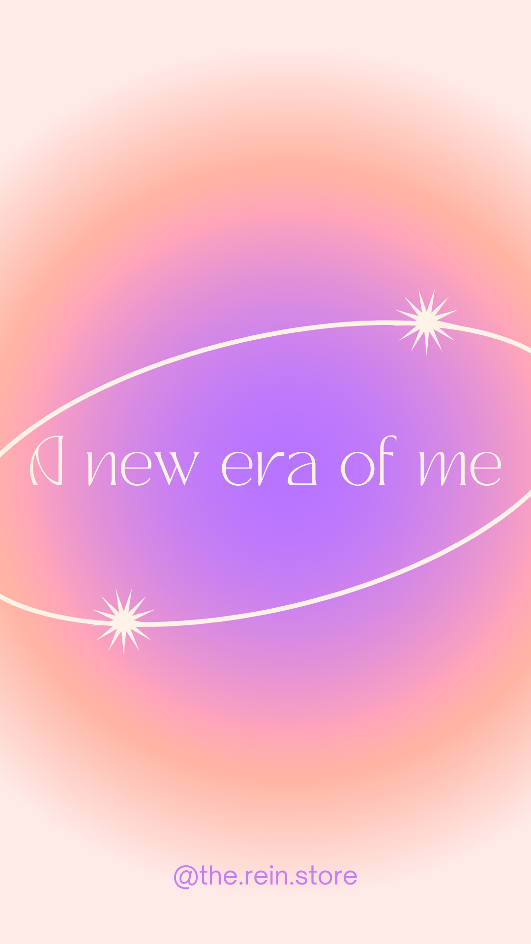A new era of me, Text, Farbverlauf, Aura, Pastell, Full HD, Sperrbildschirm fürs iPhone