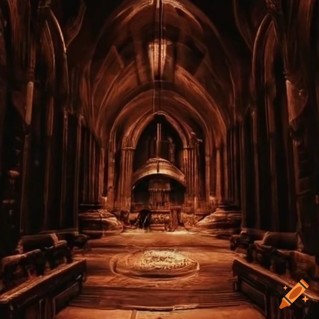 Hogwarts, Gewölbe, Gotische Architektur, Kerzenlicht, Braun, Hintergrundbild fürs iPad