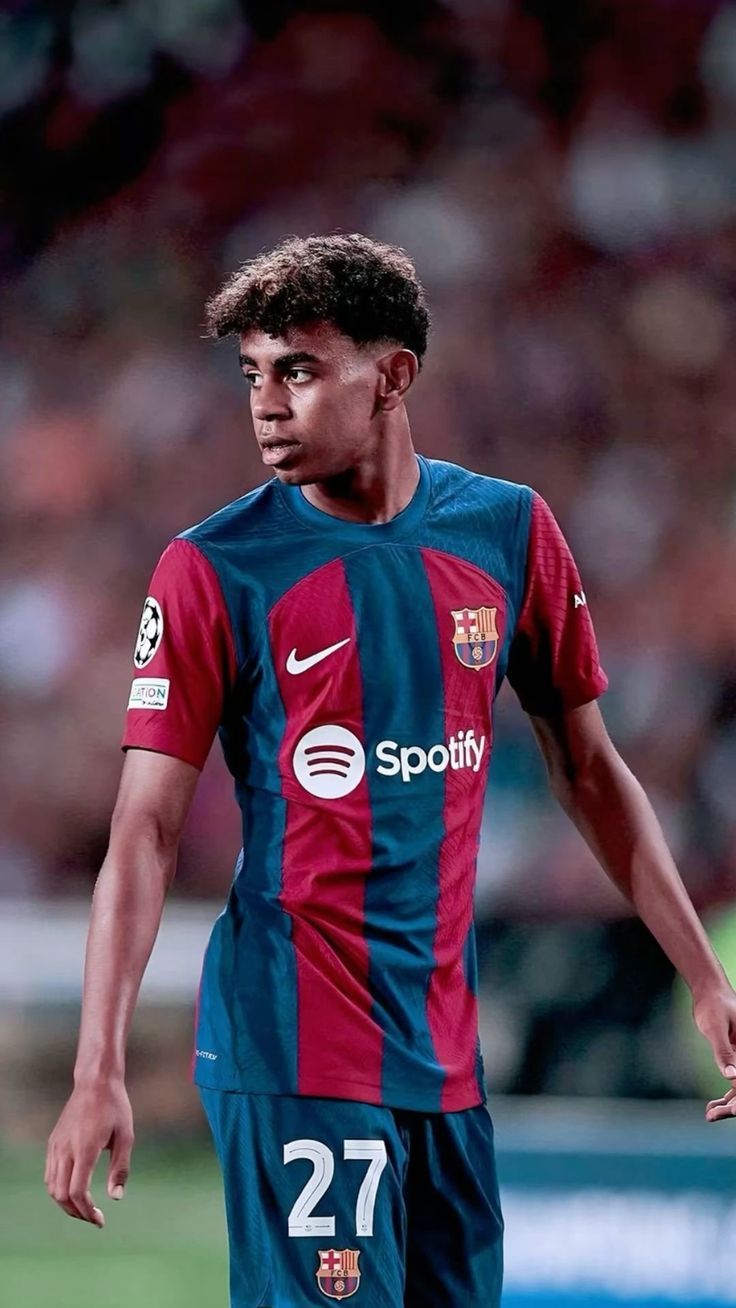 Lamine Yamal, FC Barcelona, Nummer 27, Stadion, Spotify, Sperrbildschirm fürs iPhone