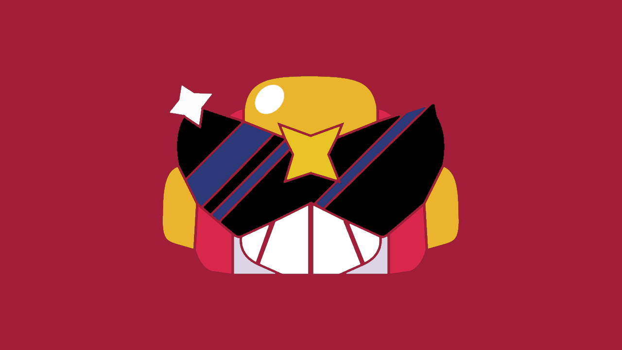 Surge (Brawl Stars), Brawl Stars, Minimalistisch, Sonnenbrille, Roter Hintergrund, HD Wallpaper