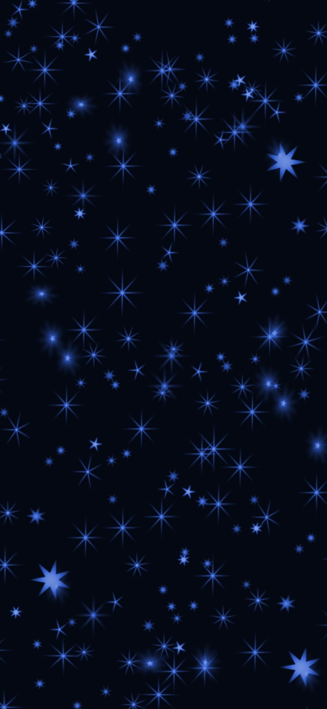 Sterne, Muster, Nachthimmel, Dunkelblau, Full HD, Handy-Hintergrund im Hochformat