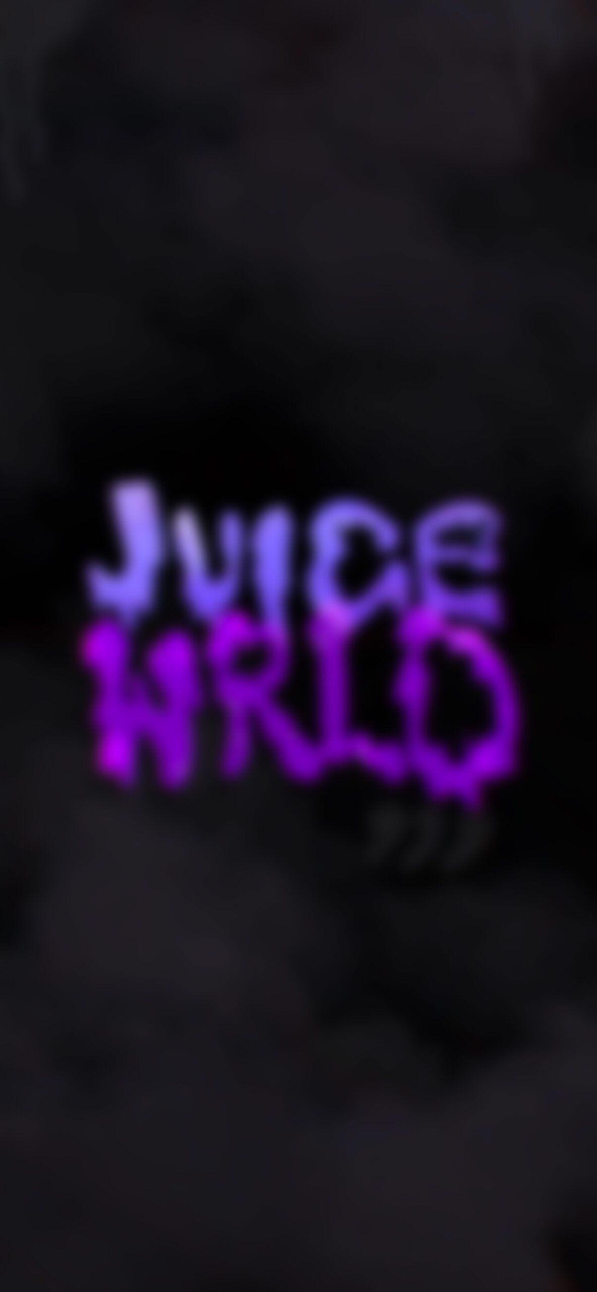 Juice WRLD, Schriftzug, Lila, Rauch, Dunkel, Full HD, Hintergrundbild fürs Handy