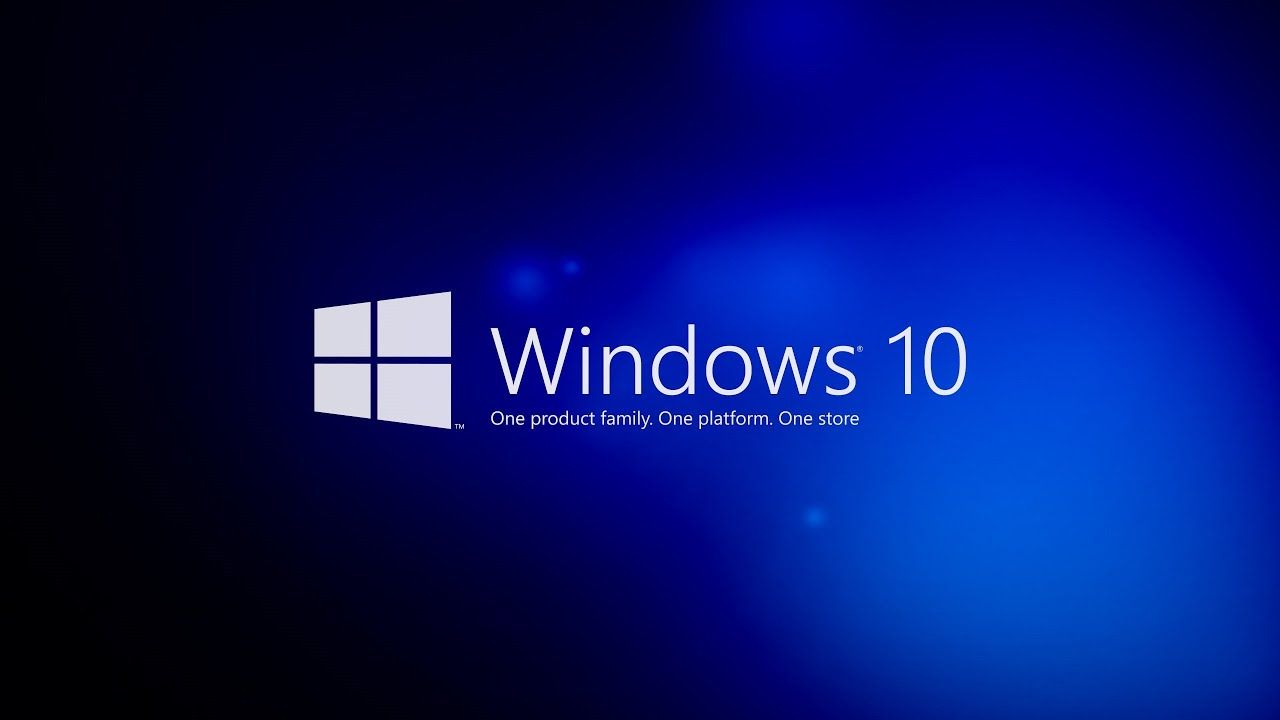 Windows 10, Windows-Logo, Schriftzug, Blau, Microsoft, HD, Hintergrundbild für den PC