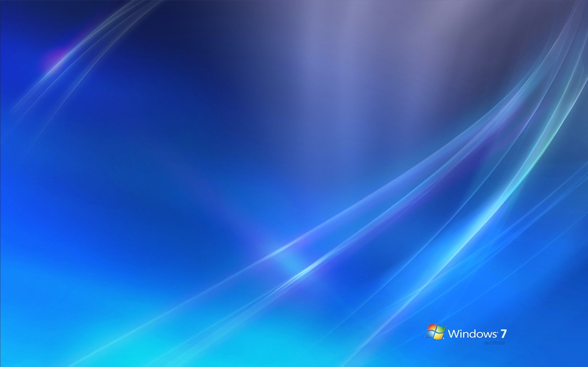Windows 7, Lichtwellen, Abstrakt, Blau, Lila, 16:10, Full-HD-Hintergrundbild für den Desktop