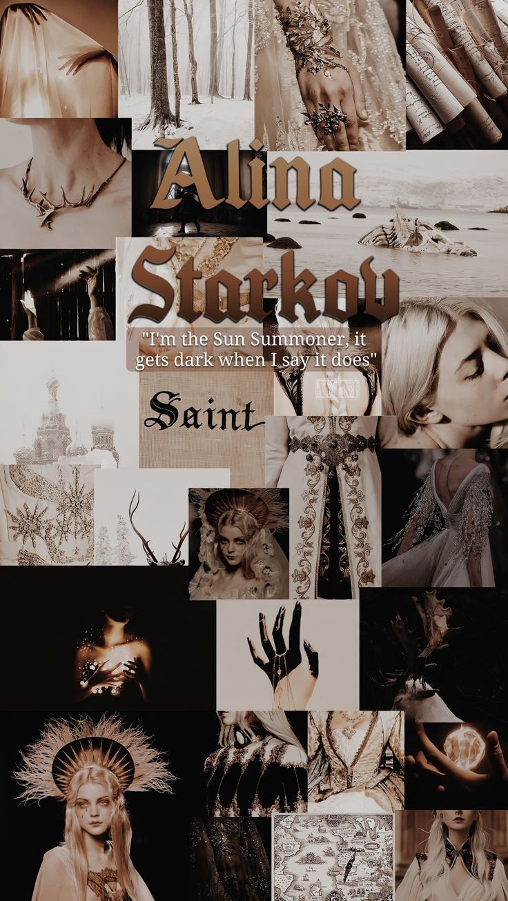 Alina Starkov, Shadow and Bone, Collage, Aesthetic, Sepia, Heilige, Sperrbildschirm fürs iPhone