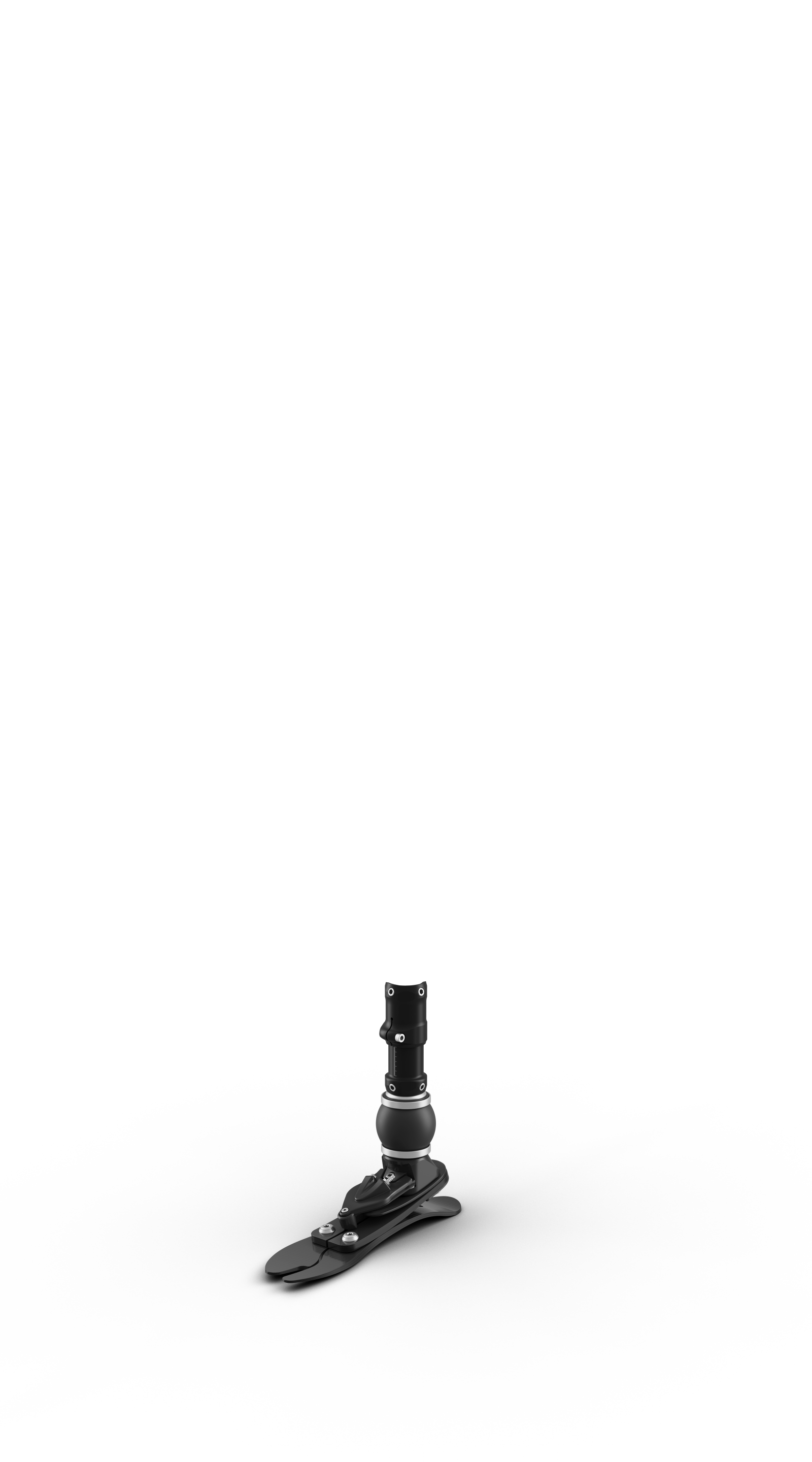 Beinprothese, Robotfuß, Schwarzer Hintergrund, Minimalistisch, Sperrbildschirm fürs iPhone