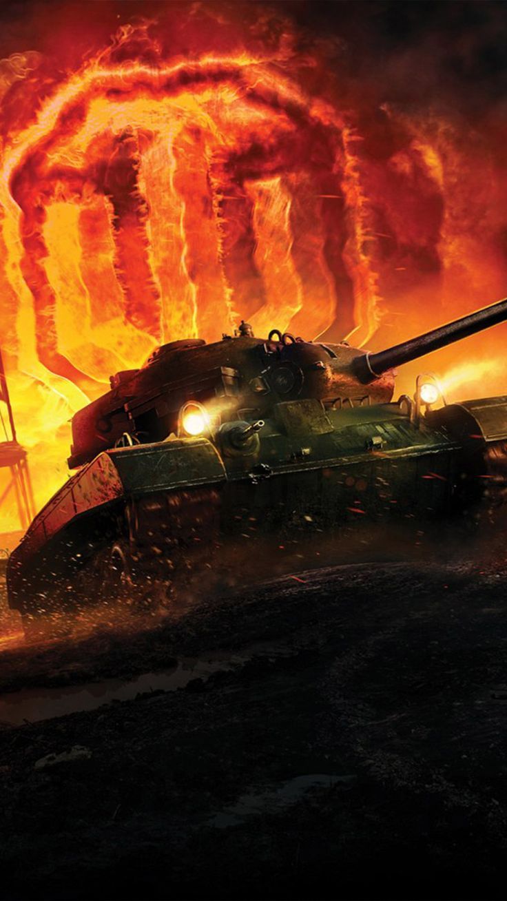 World of Tanks, Logo, Feuer, Panzer, Orange, HD, Sperrbildschirm fürs iPhone