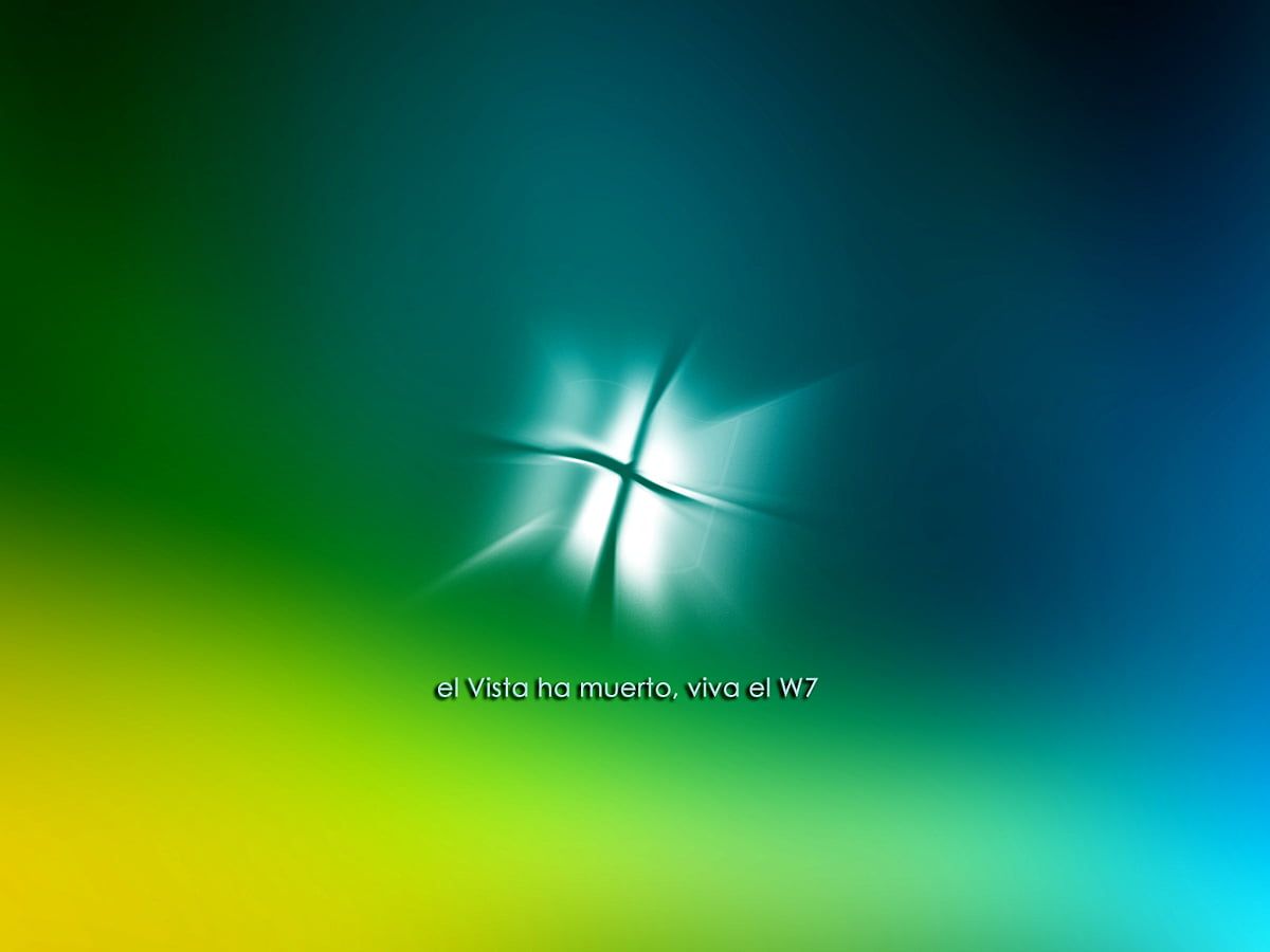 Windows-Logo, Lichtschein, Grün, Türkis, Farbverlauf, Hintergrundbild für iPad und Tablet