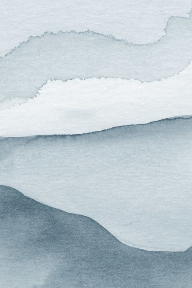 Aquarellschichten, Grau, Blaugrau, Minimalistisch, Abstrakte Landschaft, HD, Handy-Hintergrundbild