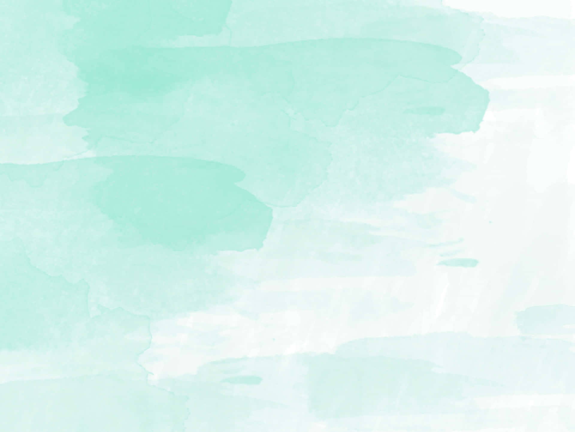 Pinselstriche, Mintgrün, Türkis, Aquarell, Abstrakt, Full HD, Hintergrundbild fürs Tablet