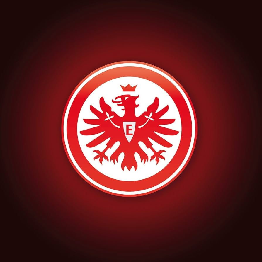 Eintracht Frankfurt, Vereinswappen, Roter Hintergrund, Adler, Logo, Wallpaper