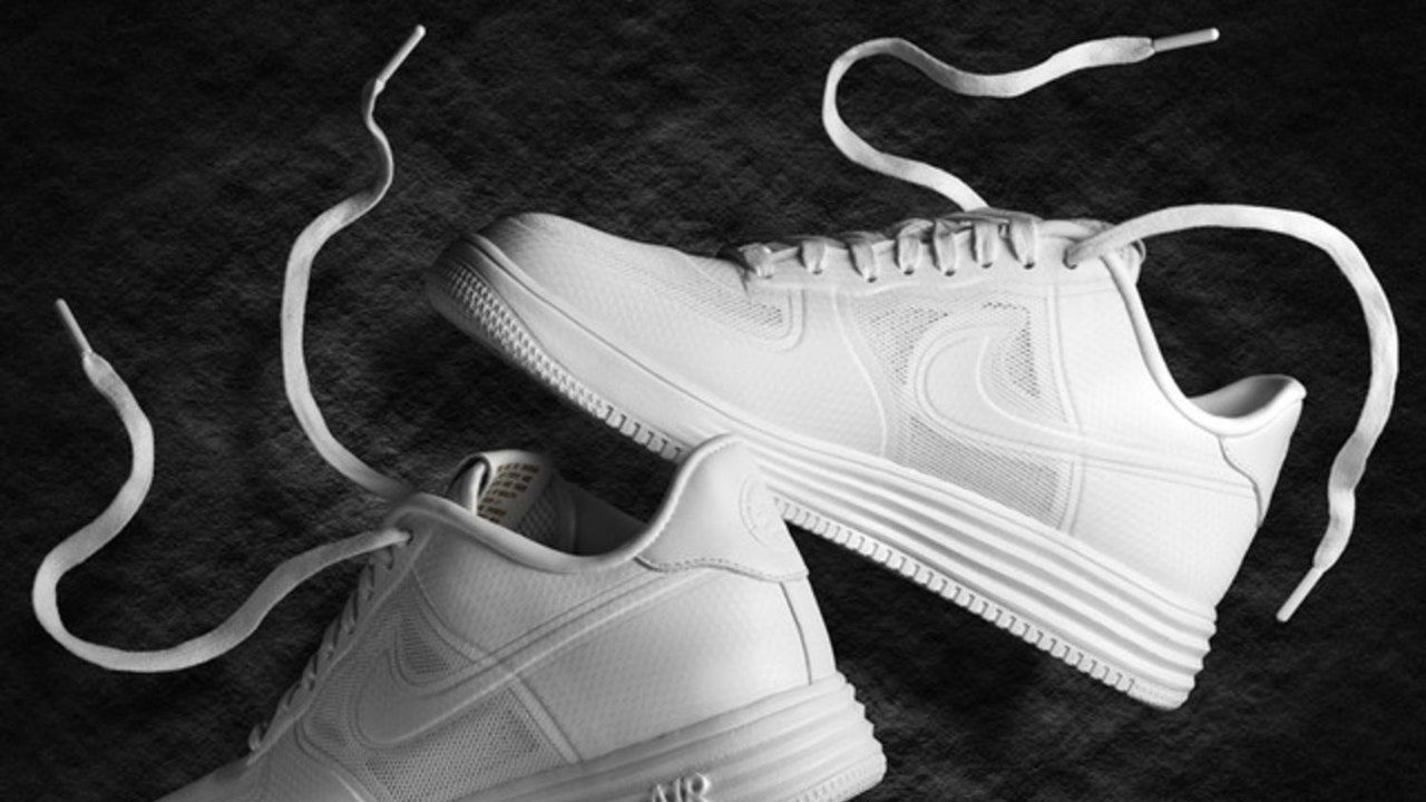 Nike Air Force 1, Schnürsenkel, Weiß, Schwarz, HD, Hintergrundbild für den PC