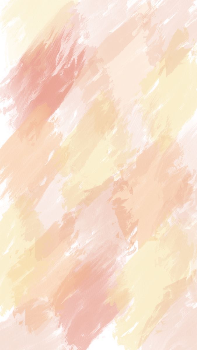 Pinselstriche, Aquarell, Pfirsichtöne, Abstrakt, Hintergrundbild für iPhone und Android