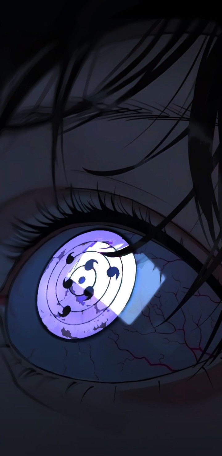 Rinnegan, Auge, Nahaufnahme, Naruto, HD, Hintergrundbild fürs Handy