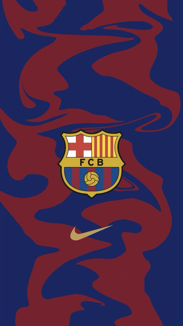 FC Barcelona, Vereinswappen, Nike, Abstrakt, Blaugrana, HD, Hintergrundbild fürs Handy