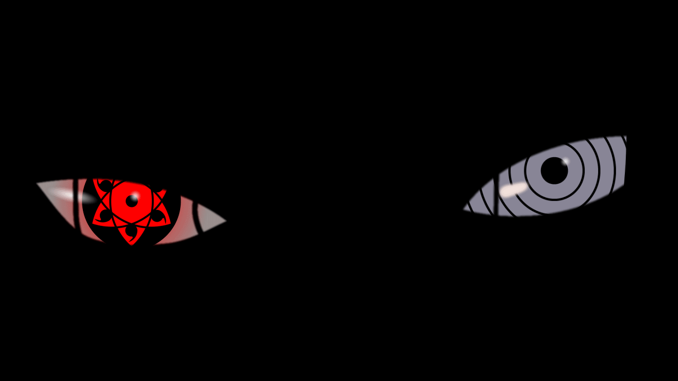 Sasuke Uchiha, Sharingan, Rinnegan, Augen, Schwarz, 16:9, HD-Hintergrundbild für den Desktop